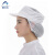 阿力牛 ATH-029 食品厂车间劳保防尘防护帽 食品帽子 卫生透气网帽 白色头顶网 