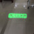 广告投影灯logo文字小心台阶斜坡地滑箭头指示图案投射灯安全 小心地滑长方形绿色光