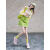 圣曼朵小个子套装2024新款时尚减龄夏装搭配一整套时尚小个子多巴胺减龄 裙子(赠送打底裤) s