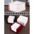 餐巾纸盒正方形定制印logo方巾抽纸收纳架奶茶餐厅饭店纸巾盒 姜黄色 透明常规纸巾盒