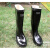 雨靴 矿工靴 矿工雨靴 高筒 三防雨靴 耐酸碱耐油雨靴上海牌双钱 黑色 40