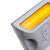 冰禹 BYlf-553 铸铝道钉 反光轮廓标道钉 道路交通设施 铸铝道钉双黄10*10cm