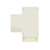 联塑（LESSO）盒式三通PVC线槽配件白色 24×14