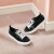 斯凯奇（Skechers）舒适透气夏季女鞋BOB'S系列饼干鞋帆布鞋女运动休闲鞋 黑色(建议【根据脚长选小一码】) 40