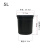 垃圾桶内桶内胆 不锈钢脚踏式5L8L12L20L30L垃圾桶内胆塑料内桶 5L(直径20.5CM高21CM)