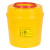适用于利器盒针头圆形锐器盒黄色医院用垃圾桶一次性废物诊所 方形推盖8L