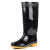 回力 HXL867 防水雨鞋 户外下雨天不易滑雨靴胶鞋耐磨水鞋男士款 高筒 黑色 40 