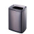 邦道尔  塑料盖 开口 酒店垃圾桶 长方形垃圾桶 SF40-F01（砂银钢）40L SF6-F01(砂银钢)6L