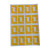 国新GOSIM 警示6SL形定位贴 5s桌面定位定置标签标识 四角管理定位贴贴纸 3*1cm 黄色 L形（64个） L形定位贴