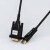 千天 Qantop DVI转HDMI工业级4K光纤线接显示器线 双链路高清转换线 矩阵大屏50米
