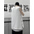 GRPG夏季圆领背心男士潮牌美式排扣无袖坎肩男运动训练健身汗衫上衣男 HNDM-B3910白色 M