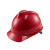 HKNA世达V型ABS安全帽国标建筑工程施工工地加厚领导安全头盔五色可选 TF0201R红色ABS标准款