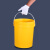 水杉25L黄色带油嘴pp塑料桶化工桶带盖油墨油漆涂料乳胶漆包装桶空桶