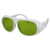 防激光护目镜1064nm镭射切割焊接刻字打标雕刻劳保防护眼镜 绿色镜片白色镜套框