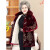 皮尔卡丹（pierre cardin）中老年女冬装棉衣妈妈加绒加厚中长款外套奶奶保暖宽松棉袄60岁70 红色 XL建议90-105斤