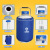 幕山络 液氮存储罐20升50mm口径小型便携式冷冻低温桶生物容器桶 YDS-20-50