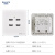 赛利普（SAILiPU）86型墙壁暗装USB插座面板多孔220V转5V四位usb充电开关插座 白色