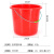 冰禹 BYA-342 红色手提塑料水桶 加厚洗车桶储水桶清洁塑料胶水桶 10个