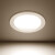 佛山照明（FSL）LED筒灯嵌入式天花灯筒灯白玉银边全铝材4寸12W开孔120-135mm 暖白光（4000K）
