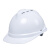 懒牛国标安全帽工地ABS V型豪华加厚透气-白色电力建筑领导用头盔