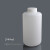 定制适用定制塑料瓶大容量大小口试剂瓶广口黑色棕色避光瓶HDPE白色样品 白小口2L