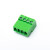 插拔式接线端子 15EDGRK-3.81 2P-24P 光针座 单头小间距绿色端子 2P【10只】