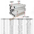 锡膏印刷机小型气动CDQ2B薄型气缸CQ2B25-5/10/15/20/30/35/40*50 CQ2B25-5D普通