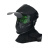 君御 SF-700电动送风式防尘面罩套装 呼吸 眼面 听力 头部一体防护面具 黑色 