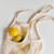 冰禹 BYjq-111 多功能手提式棉网袋 商超购物袋 蔬果收纳网兜 米色(短提款)1个