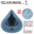 【精选好物】防毒面具7502防尘面罩喷油漆甲醛化工气体电焊硅胶农 深蓝色
