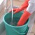 加长洗碗手套耐用家务胶皮加厚加绒洗衣服厨房防水乳胶橡胶冬季款 单层红55CM(3双) M