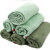 冰禹 BYlf-520 绿色毛巾 劳保户外 便携旅游训练制式棉毛巾 浅绿款（2条）