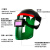 NICESEEM 电焊面罩自动变光 大视窗护脸 头戴式防护氩弧焊帽罩 320A