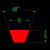 聚氨酯三角带红色粘结三角带PU三角带MZABC型三角带三胶带 M型 宽8mm*厚5mm (1米价）