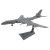 云麾KH6K 1:86轰6K轰炸机模型 合金仿真飞机军迷摆件模型军事模型