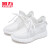 回力童鞋儿童运动春秋季新款女童舒适鞋子男童休闲鞋 白色 32（内长20.9cm）