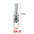 SK屏蔽接线端子SK5814202835接地端子防电磁干扰线夹屏蔽线 SK35