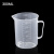 带刻度毫升小量杯克度容器度量杯测量杯盎司杯小塑料标准毫升透明 300ml