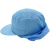 厂工作帽定制logo车间劳保防尘帽帽子卫生透气白色网帽女 蓝色B01 【帽顶全布】