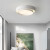 普华思卧室灯北欧简约现代设计师吸顶灯客厅灯饰创意极简主卧 白色-直径50cm-三色变光