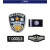 新保安服贴章臂章贴安保胸标牌胸号特勤标志肩章七件套 巡防7件套