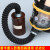 丸宠防毒面具导气管0.5米波浪管防化面罩配件滤毒罐通气连接管 白色0.5米导气管