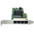 盛泰祥 服务器网卡PCI-E 3.0接口 兼容各品牌主机 intel i350-T4 四口千兆丨电口