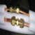 加厚空调铜管延长专用对接头 铜钠子 双接头 铜管加长对丝 免焊接 1匹1.5匹变频对接头加螺帽 10和