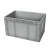 晟储 物流箱EU箱储物箱加厚塑料储物盒欧标周转箱 600×400×340mm 灰色