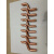 LZJV点焊机电极头碰焊电阻焊头弯头S型大弯电极铬锆铜电极现货可定制 16*40*80（平）