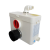 LISM地下室马桶增压化粪粉碎机厨房奶茶店电抽排泵蹲坑污水提升器 L-S3 (650w加手动) 低位进口 钢电机