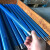 塑料网套钢瓶螺纹定型网兜尼龙螺杆保护网工业防震网套防护包装网 250mm(蓝色网套1公斤)