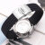 适配百年灵Breitling复仇者橡胶手表带22mm黑鸟侦察机硅胶表带23 黑色+黑扣 18mm