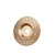 梵选 角磨机木搓轮茶盘根雕款弧形木工打磨塑型刺盘木锉抛光一片 金色平面100mm 